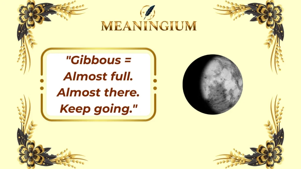 gibbous meaning
