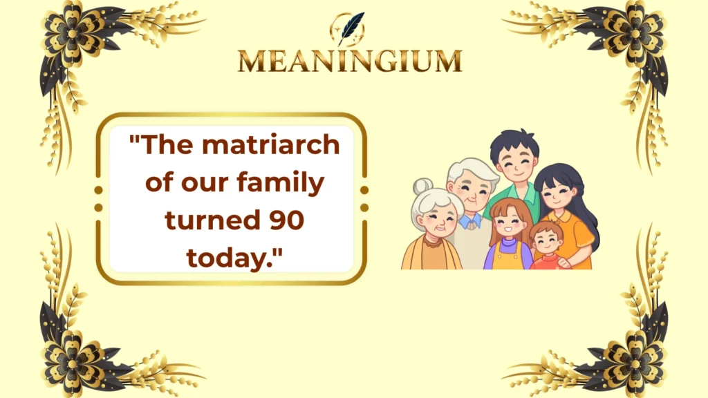 matriarch meaning