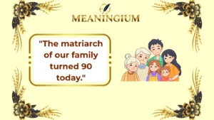 matriarch meaning
